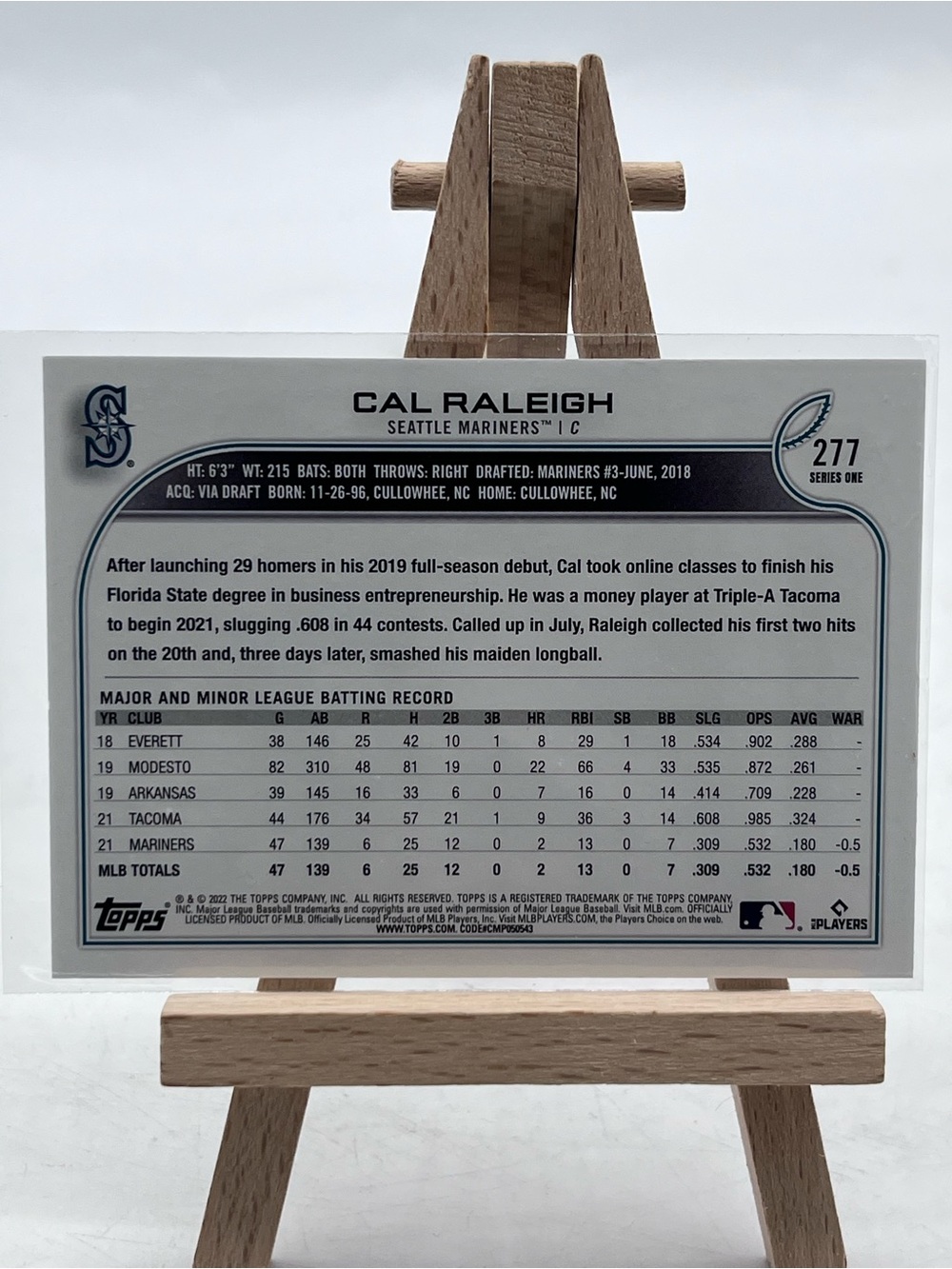 Cal Raleigh RC - Picture 2 of 2